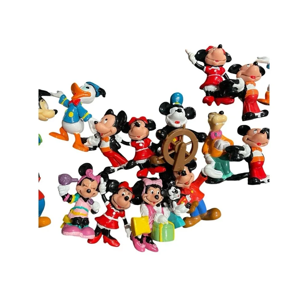 Vintage Disney Applause Mickey Minnie Donald Goofy PVC Figures Duplicates Lot 20